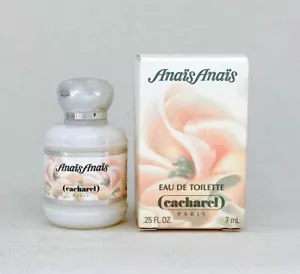 Cacharel Anais Anais eau de toilette 7 ml. 0,25 onzas fluidas nuevo en caja miniperfume - Imagen 1 de 4
