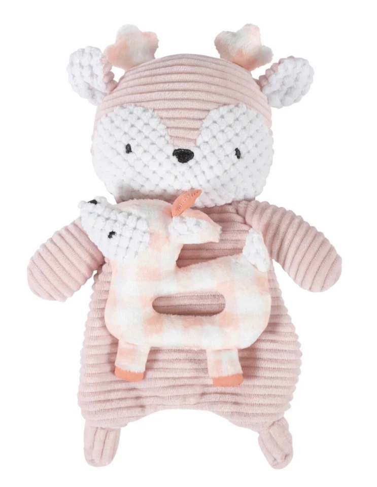 Manta de seguridad para bebé Deer Fawn Lovey & Rattle 2 piezas nueva con etiquetas Gerber nueva con etiquetas Foto 1 de 1