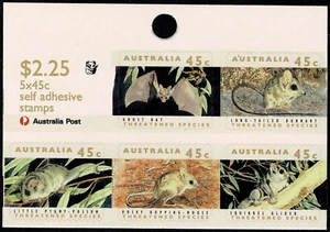 1992 Threatened Species $2.25 Sheetlet - 1 koala with Security Tab- Mint. - Picture 1 of 2