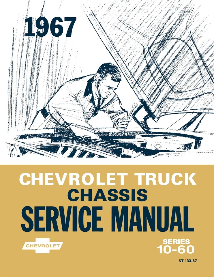 1967 Chevy Truck Chassis Manual de Serviço - Série 10-60 - Imagem 1 de 3
