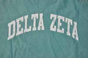 t-shirt medium delta zeta sorority stephen f austin university 21 inches pit2pit - Picture 1 of 4
