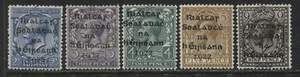 Ireland 1922 overprinted stamps from 1st set 2 1/2d to 9d mint o.g. - Bild 1 von 1
