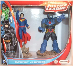 Justice League SUPERMAN vs DARKSEID Figurines New DC Comics Schleich - Picture 1 of 2