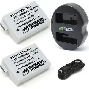 Wasabi Power Battery (2-Pack) and Dual Charger for Canon LP-E8 - Picture 1 of 7