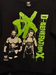 DX D-GENERATION x tshirt with hhh and Shawn Michael's on front tshirt - Picture 1 of 1