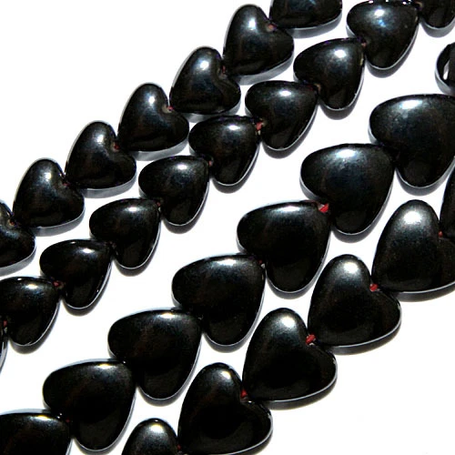AAA HEMATITA PIEDRA ARCO HINCHADO CUENTAS EN FORMA DE CORAZÓN 8MM 16" HEBRAS DE CUENTAS HS28 Foto 1 de 1