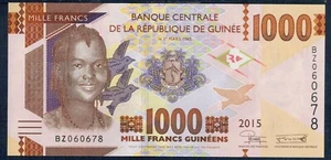 Guinea - 1000 Francs 2015 Near Fior D'Impression - Gian 7 - Bild 1 von 2
