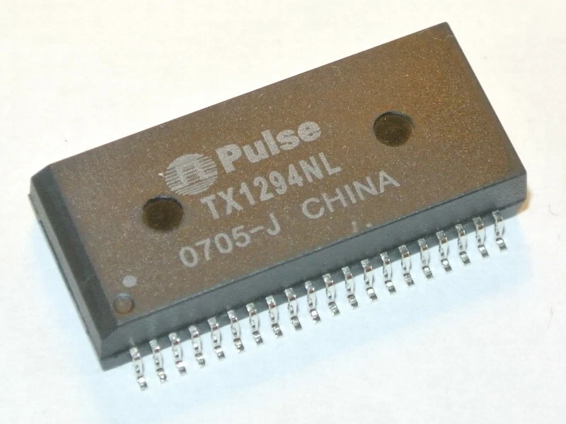 TX1294NL PULSE Telecom Transformer 1:1CT/1:1CT 40Term. Gull Wing SMD [QTY=1pcs] - Image 1 of 1