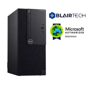 Dell Tower Computer Intel Hexa Core Intel i5 PC 16GB RAM 500GB SSD Windows Pro - Picture 1 of 7