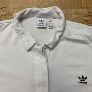 Adidas Original homme grand polo trèfle col surdimensionné chemise de tennis spellout