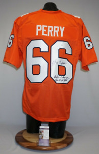 William Perry Signed Clemson Tigers Orange XL Football Jersey JSA L07247