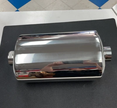 Silenciador Performance 2.25" ID entrada y salida, 8.5" x 6" cuerpo #156007 Foto 1 de 4