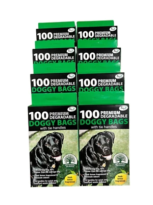 AIRDALE INTERNATIONAL 800 Doggy Poo Bags Extra Strong Lemon Scented Puppy Waste Scooper Poop Easy Tie