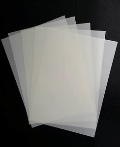 20 x A4 Mylar Blätter 190 Mikron Herstellung Airbrush Schablonen Handwerk lasersicheres Mikrofon - Bild 1 von 1