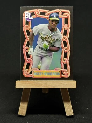 Rickey Henderson 2024 Topps Big League Topps Big Leaguer #TBL-22 Oakland A’s - Image 1 of 2