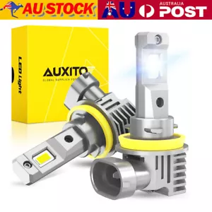 AUXITO H8 H9 H11 LED Headlight Globes Bulb Kit H/Low Beam 24000LM Bright White - Picture 1 of 11