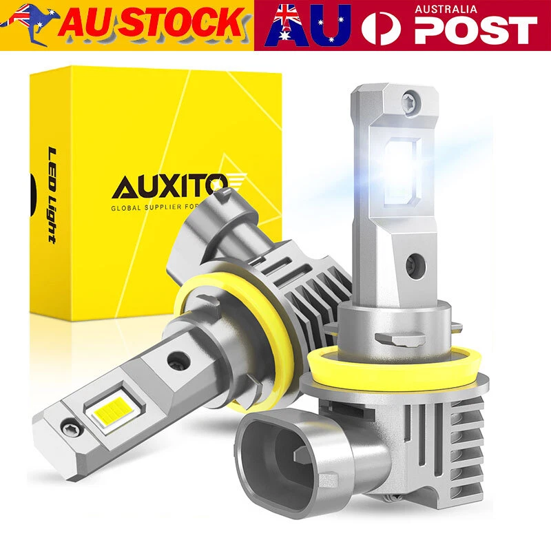 AUXITO H8 H9 H11 LED Headlight Globes Bulb Kit H/Low Beam 24000LM Bright White - image 1 of 4