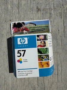 Genuine HP 57 Tri-Color Ink Jef Print Cartridge Factory Sealed NEW EXP MAR 2007 - Picture 1 of 6