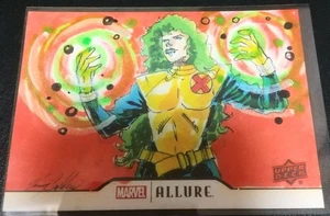 2021 Upper Deck Marvel Allure 1 Of 1 Sketch Card - Bild 1 von 2