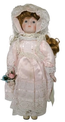 复古 1989 年 Sweetheart Dynasty 15 英寸陶瓷娃娃“STACEY”  — 第 1/4 张图片