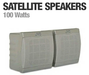 JVC SX-XSW31 Full Range Satelliten Lautsprecher (silber) - Bild 1 von 1