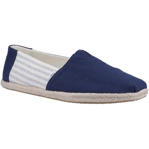 Alpargatas TOMS Alpargata Cuerda 100% Algodón Hombre Azul Marino Nuevas - Imagen 1 de 4