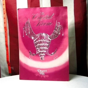 DESERT INN casino Crystal Room beat-up menu 1975 Las Vegas resort Rat Pack - Picture 1 of 4