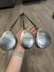 Taylormade Burner Super Steel 3 and 5 fairway, 9.5 Driver S-90 taylormade Shafts - Picture 1 of 15