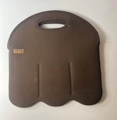 Bolso portabotellas Built NY BYO paquete de seis bolsas de neopreno aislado de agarre suave negro Foto 1 de 4
