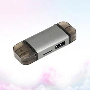 Multifunction 6 in 1 Type-c OTG Reader USB Port for Computer Phone Laptop - Zdjęcie 1 z 11