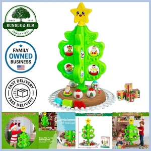 Mi primer árbol de Navidad para niños pequeños árbol de Navidad juego de juguetes con tra... - Imagen 1 de 9
