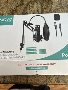 Movo PodKit Podcast Equipment Bundle - Picture 1 of 4