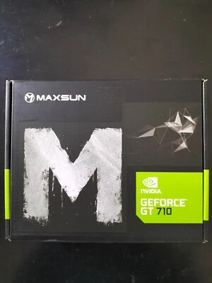 SCHEDA VIDEO NVIDIA GEFORCE GT 710 2GB DVI HDMI VGA MAXSUN - Immagine 1 di 2