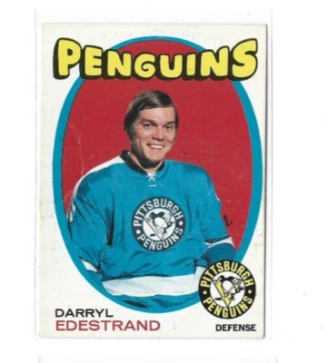 1971-72 O-Pee-Chee #187 Darryl Edestrand RC VG - Image 1 of 2