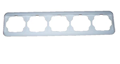 5- fach Rahmen waagerecht studioweißweiß MATT Busch-Jaeger alpha nea 1725-24 - Bild 1 von 3