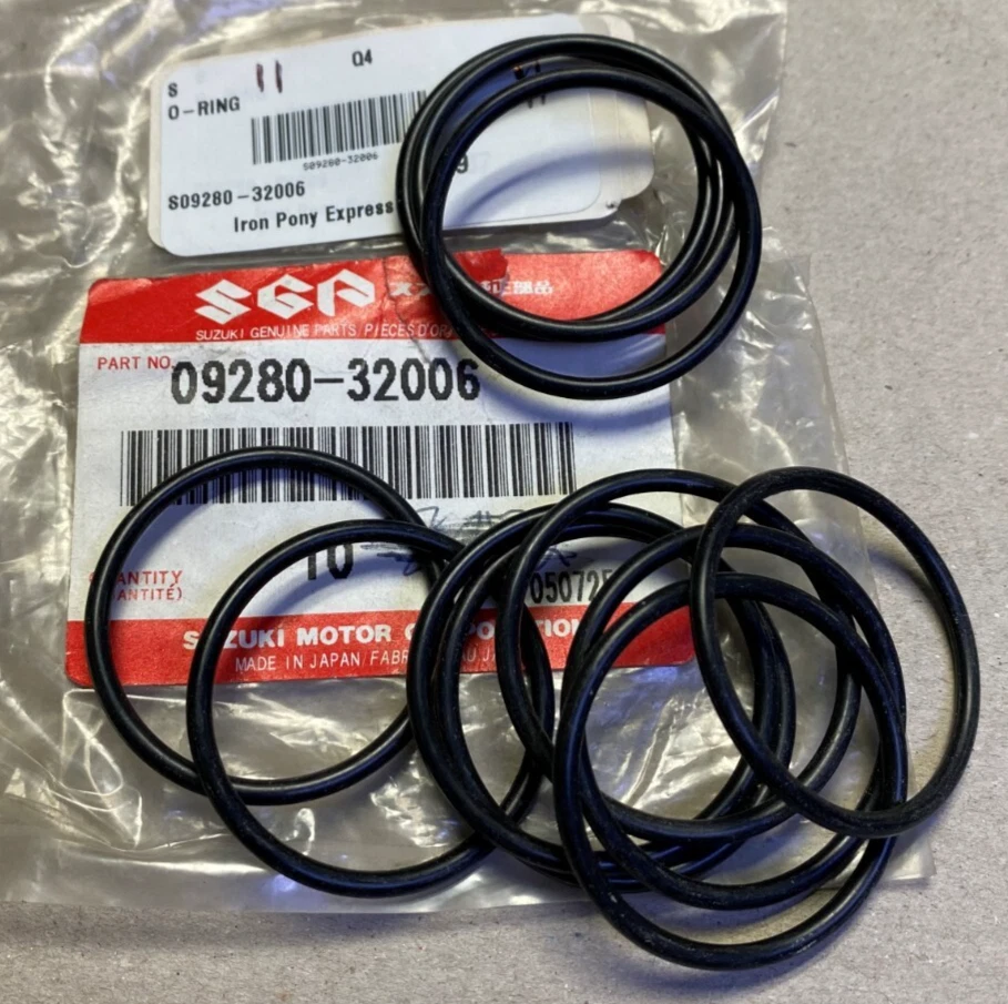 Junta tórica purificador de aire original Suzuki x11 GN125 ALT125 DR100 GS1000 LT-F160 + 09280-32006 Foto 1 de 1