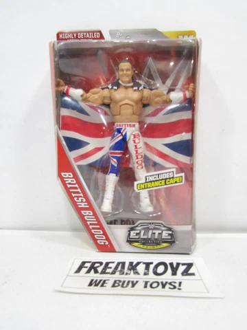 WWE Elite Collection Flashback British Bulldog, 2015 Mattel Cover