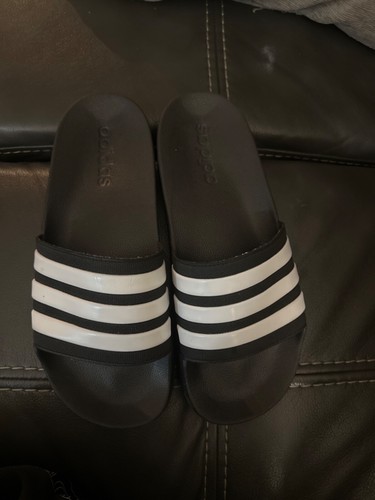 Sandalo slide uomo Adidas Adilette taglia 11 bianco nero (280647)