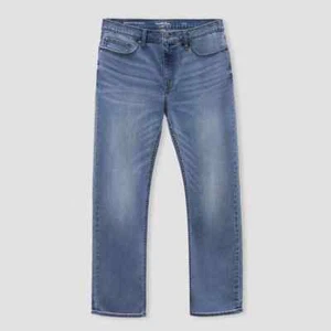 Men's Athletic Fit Jeans TrueTemp365 - Goodfellow & Co Light Blue - Picture 1 of 24