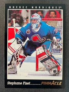 Stephane FISET 1993-94 Pinnacle Canadian Hockey #115 Quebec Nordiques - Picture 1 of 2