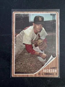 1962 TOPPS BASEBALL SET-BREAK #83 LARRY JACKSON - Picture 1 of 2