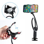 Long Arm Gooseneck Stand Mobile Phone Holder Cellphone Clip Mount Clamp