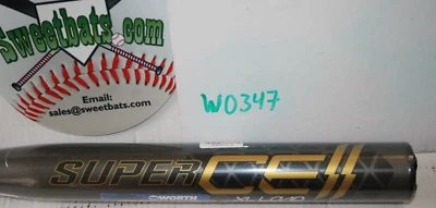 Bate de softbol lanzamiento lento nuevo Worth SuperCell XL GOLD ASA EE. UU. WSG22A 26 13.5 2022 Foto 1 de 4