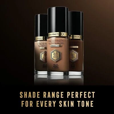 MAX FACTOR Facefinity 3in1 All Day Flawless Foundation - *Choose Your Shade* - Image 1 of 4