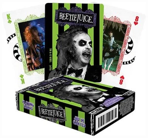 Tarjetas de juego retro BEETLEJUICE con licencia de Acuario película de terror - Imagen 1 de 7