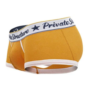 PRIVATE STRUCTURE Classic Boxer Mid-Waist Trunks Pumpkin Orange 4530 73a - Picture 1 of 7