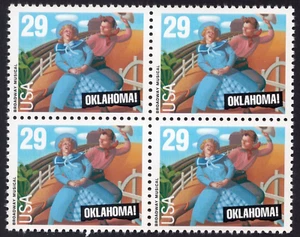 Scott #2722 Oklahoma! Musical Block of 4 Stamps - MNH - Picture 1 of 1