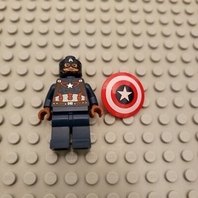 Lego Marvel Superheroes Minifigure - Captain America from set 76051