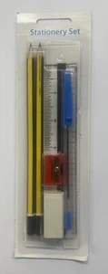 Schule Schreibwaren Set Stift Bleistifte Radierer Gummi Lineal Anspitzer - Bild 1 von 3