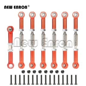 7Pcs Adjustable Pull Rod Link Rod Linkage 3644 for RC 1/10 Traxxas Slash 4x4 2WD - Imagen 1 de 15